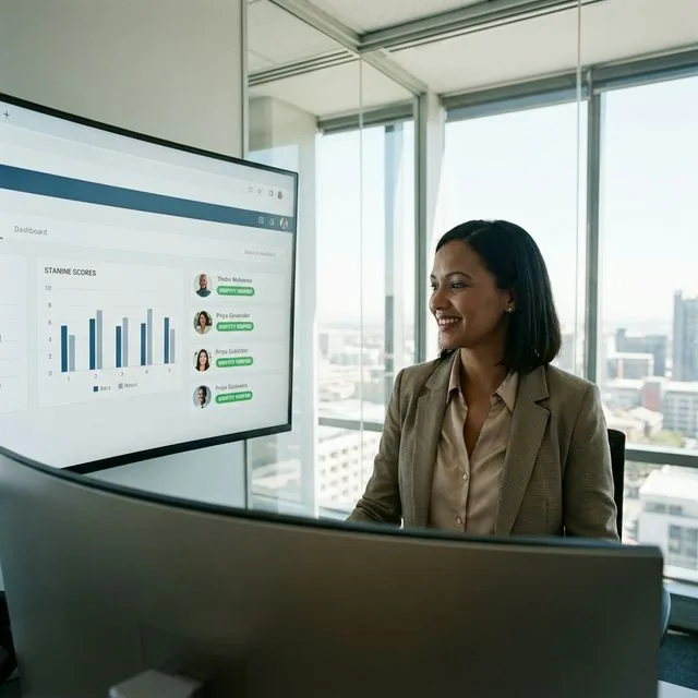 HR Manager using Automated CV Filtering and Pre-Employment Assessment Dashboard