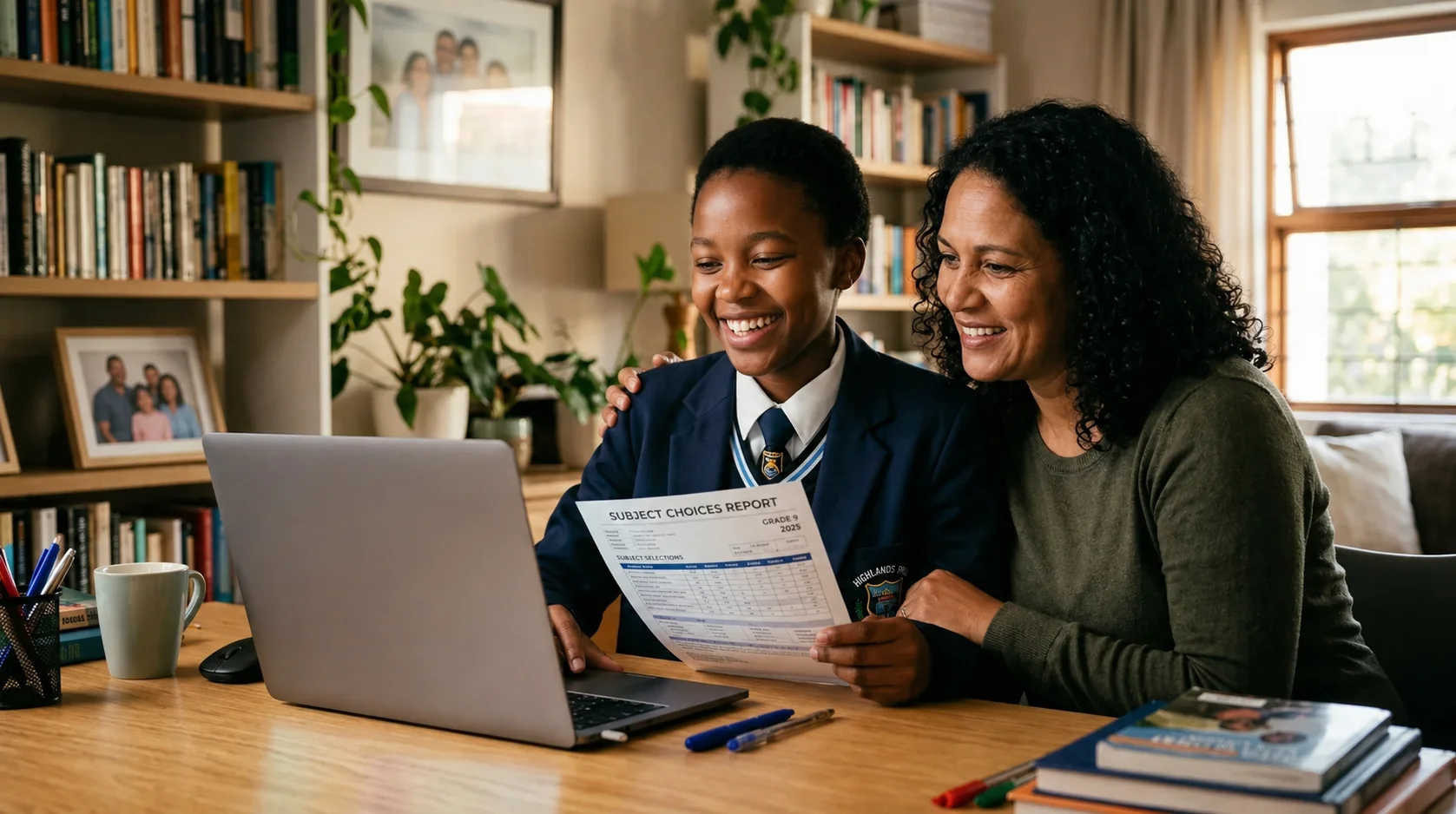Grade 9 Learner and Parent with clear roadmap