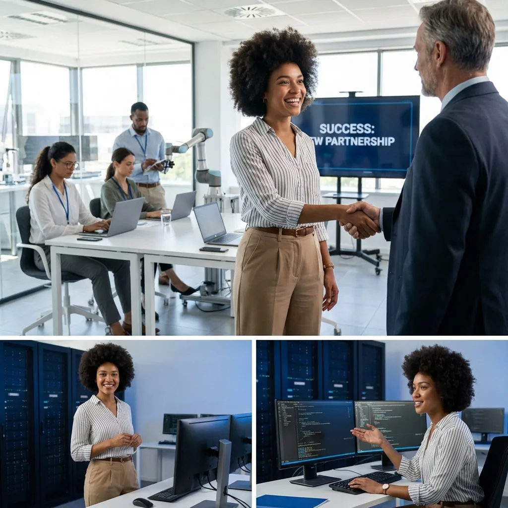 Young professional in the workplace